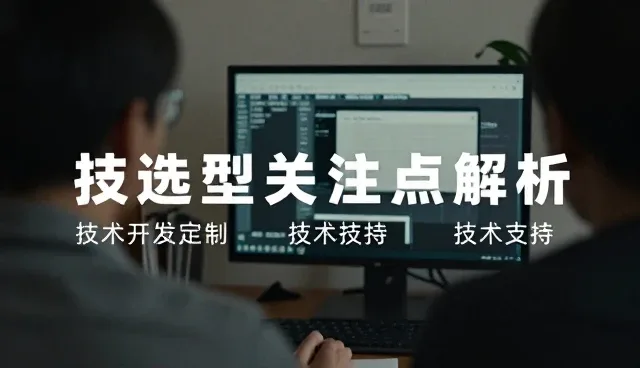 技术开发定制中的选型关注点解析